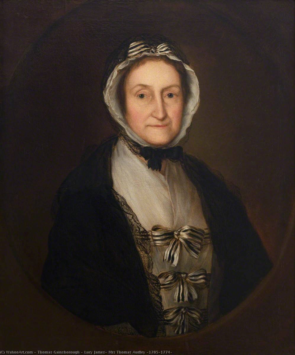 Lucy James, Mrs Thomas Audley (1705–1774) — Thomas Gainsborough