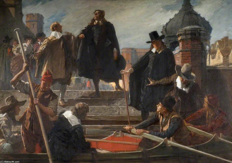 The Flight Of The Five Members - — John Seymour Lucas