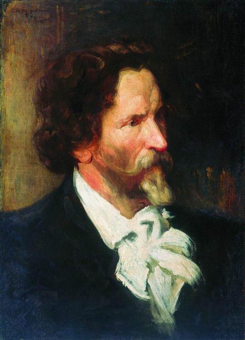 Portrait Of Ilja Repin — Boris Mikhailovich Kustodiev