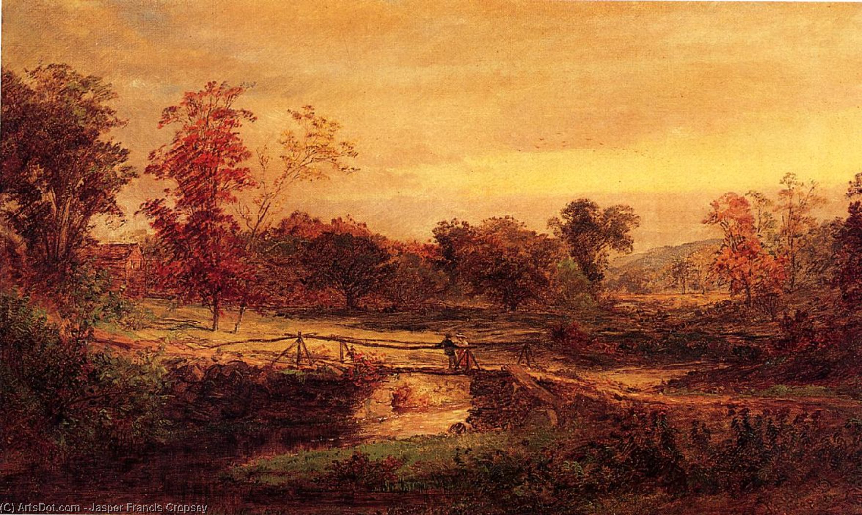 The Meeting — Jasper Francis Cropsey