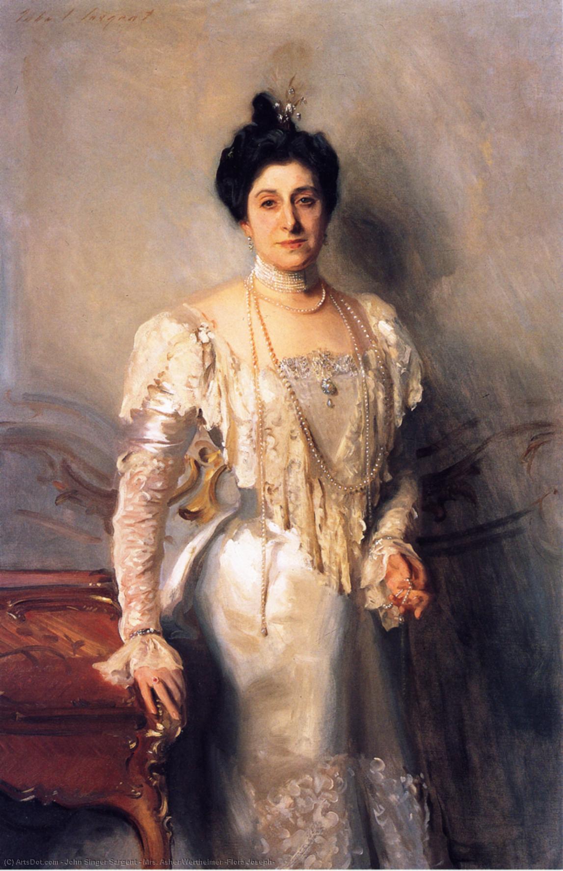 Mrs. Asher Wertheimer (flora Joseph) — John Singer Sargent