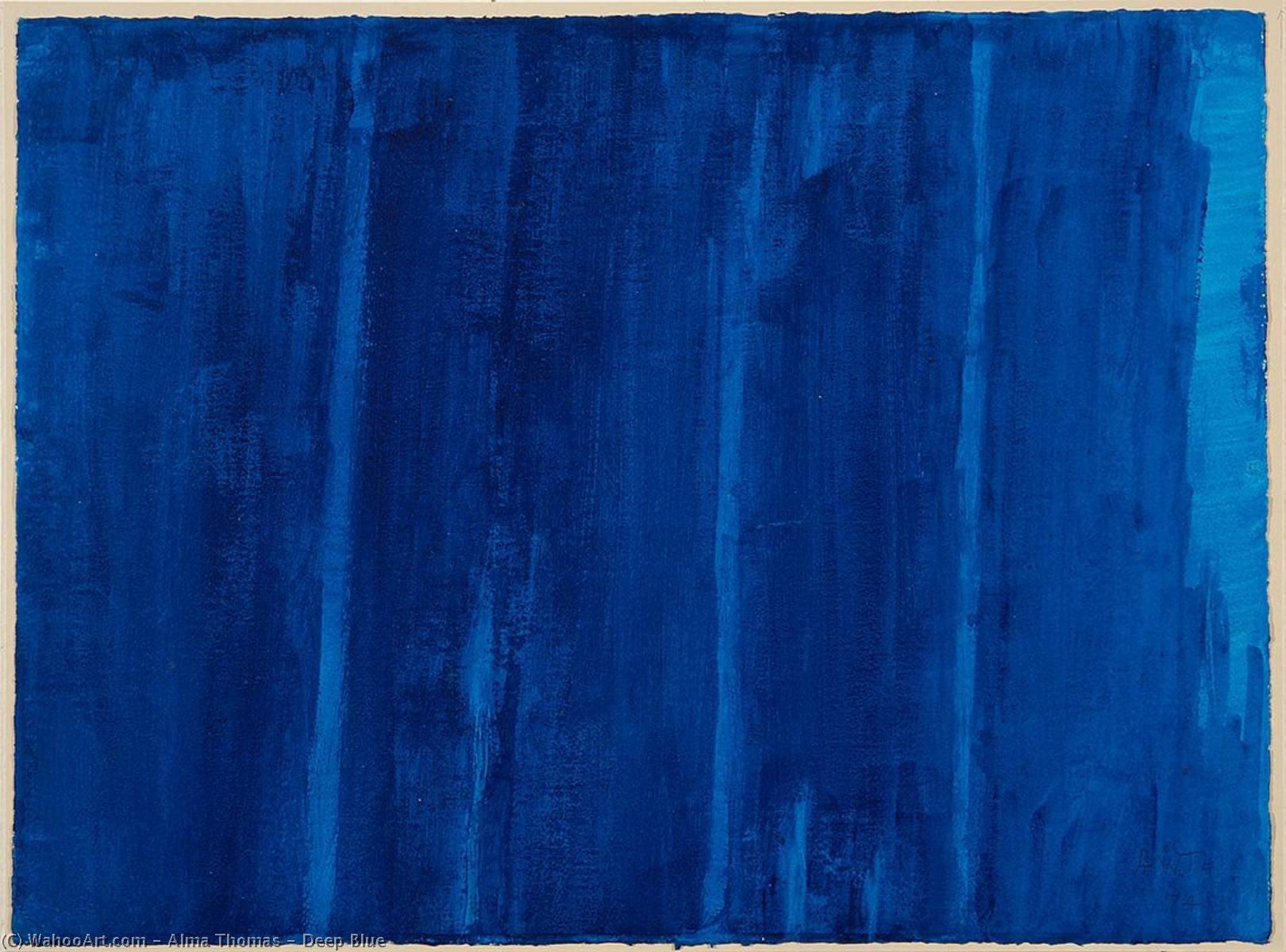 Deep Blue — Alma Thomas