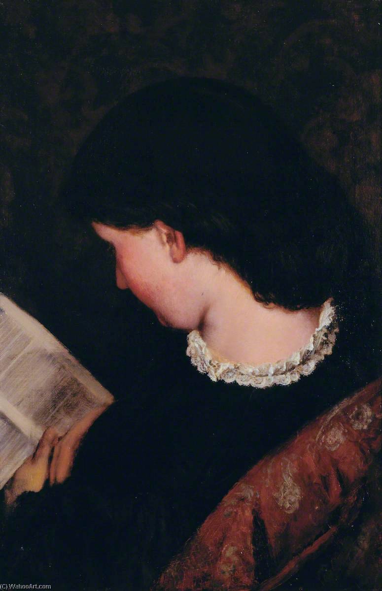 Study Of A Girl Reading — Thomas Stuart Smith