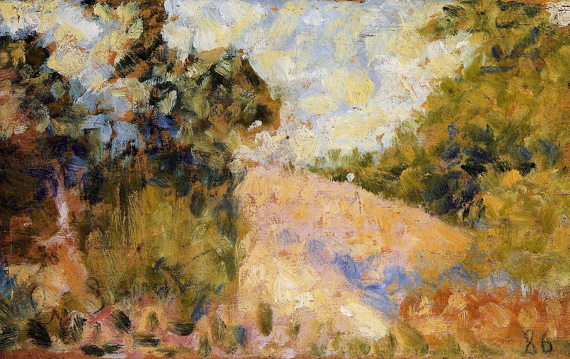 Pink Landscape — Georges Seurat