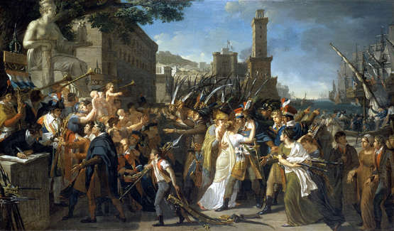 Le Patrie En Danger — Guillaume Guillon Lethiere