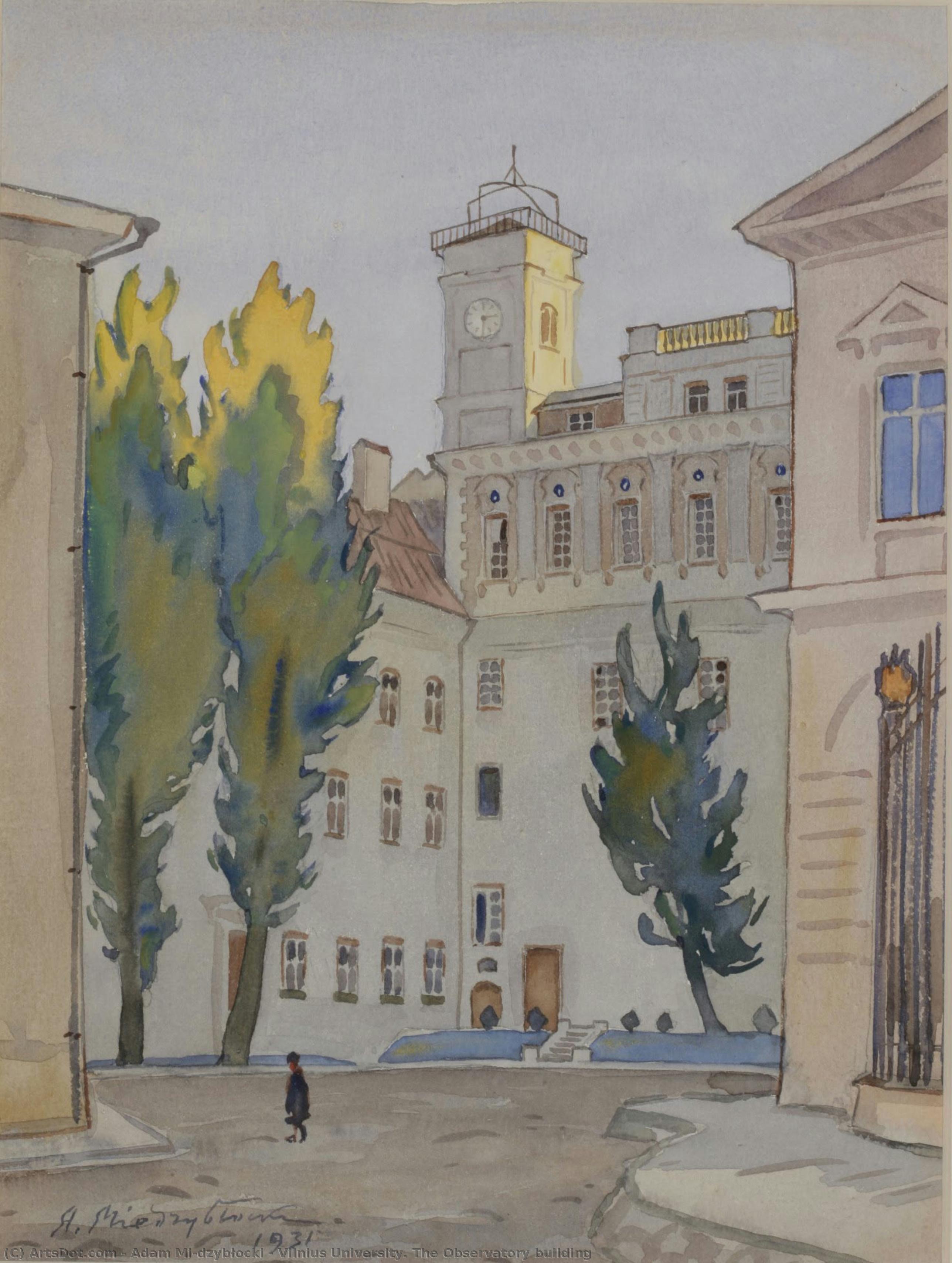 Vilnius University. The Observatory Building — Adam Międzybłocki