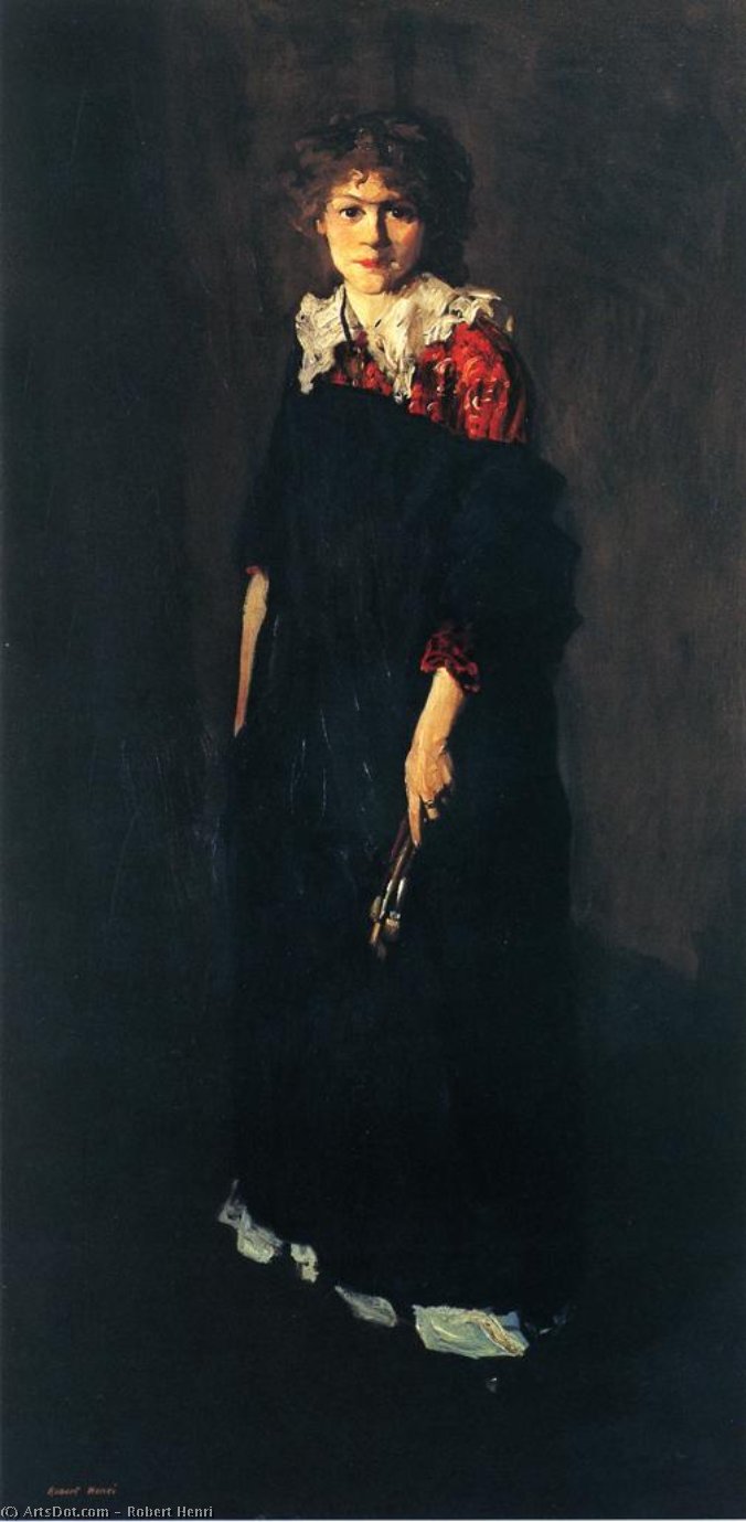The Art Student (aka Miss Josephine Nivison) — Robert Henri