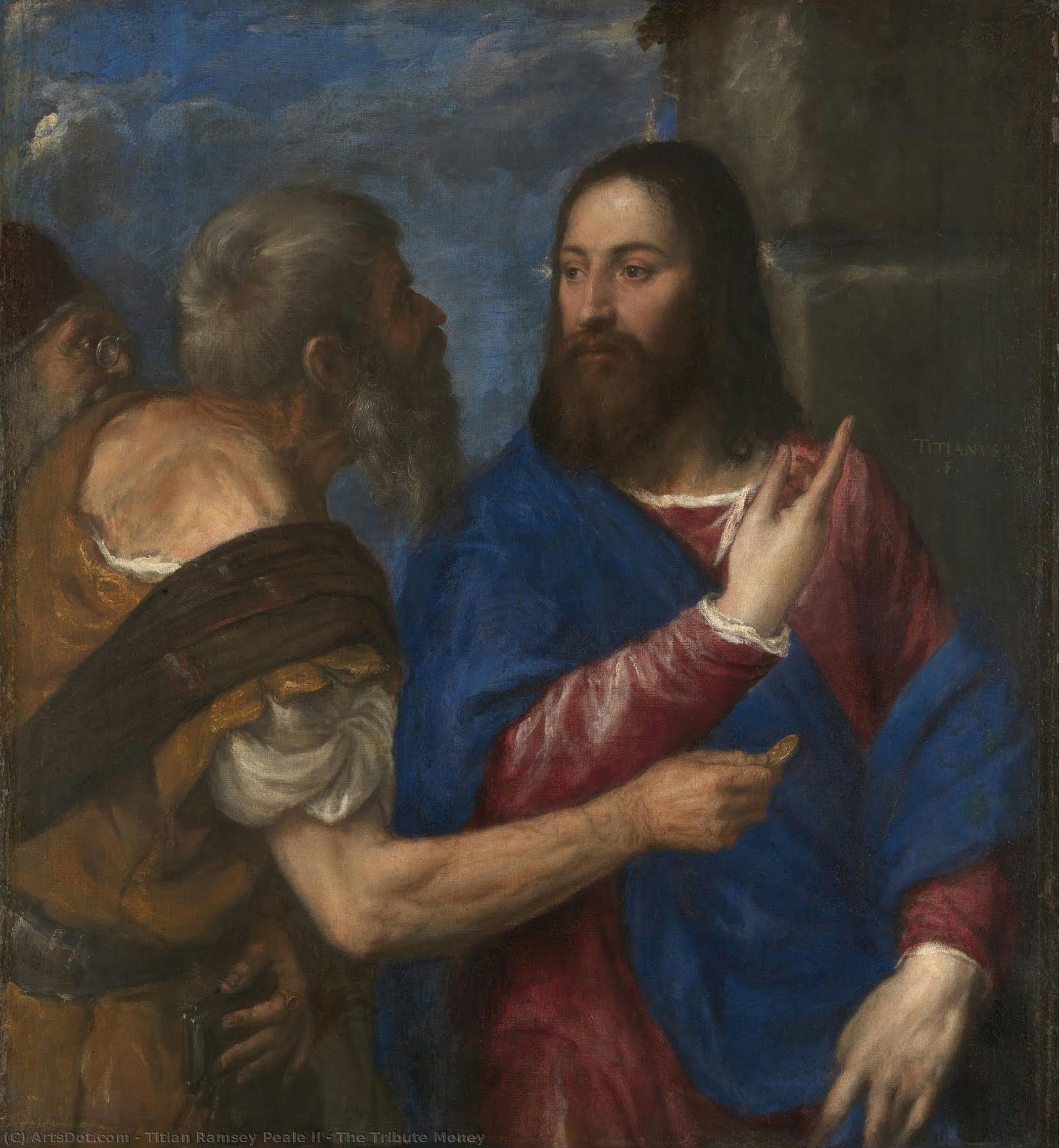 The Tribute Money — Titian Ramsay Peale Ii
