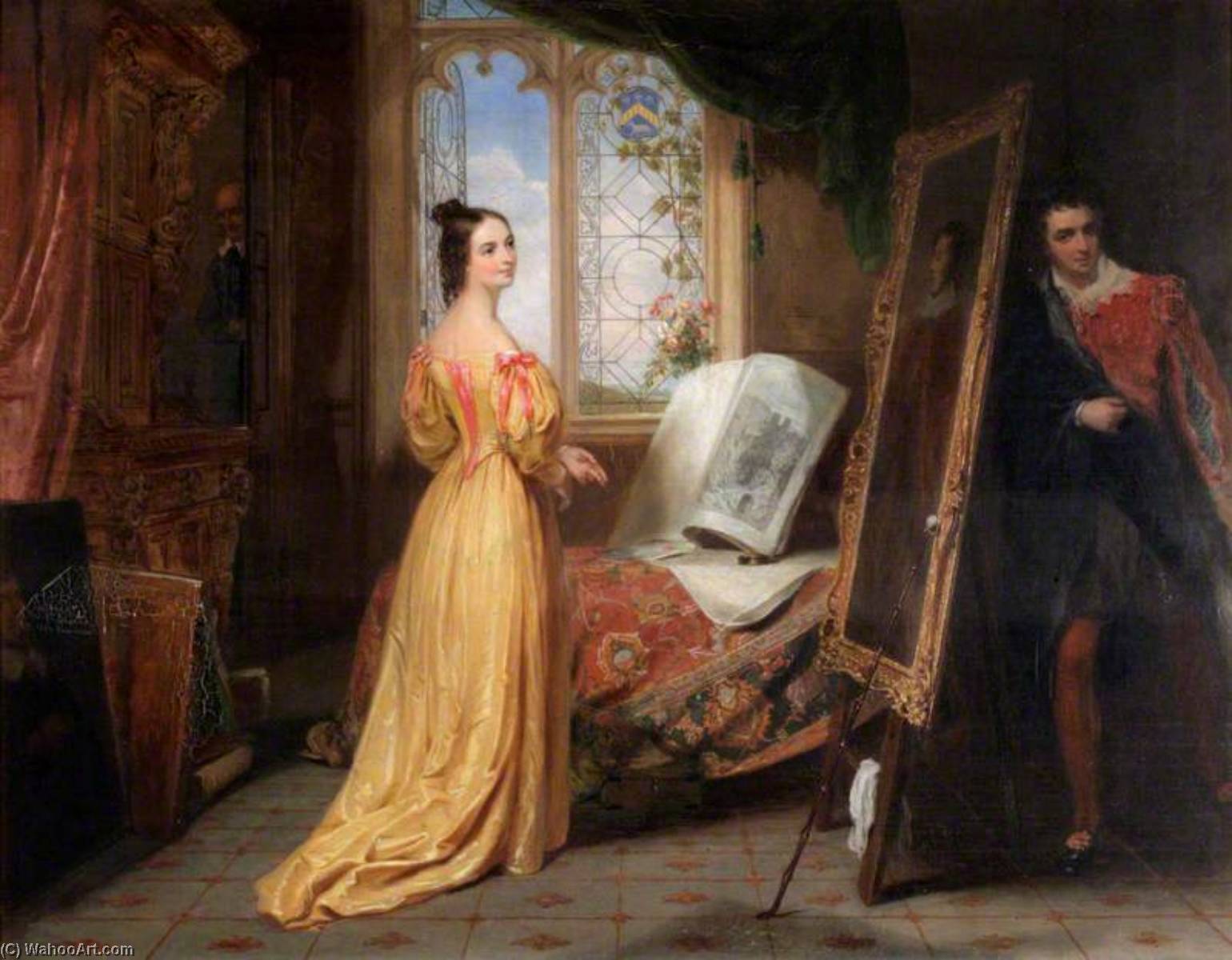 Scene From 'the Honeymoon' By John Tobin — George Clint