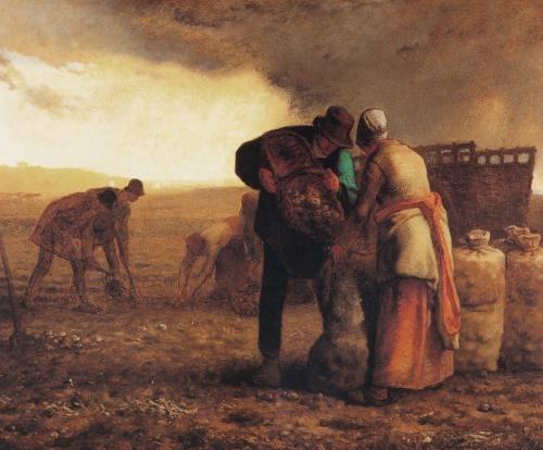 Harvesting Potatoes — Jean-françois Millet