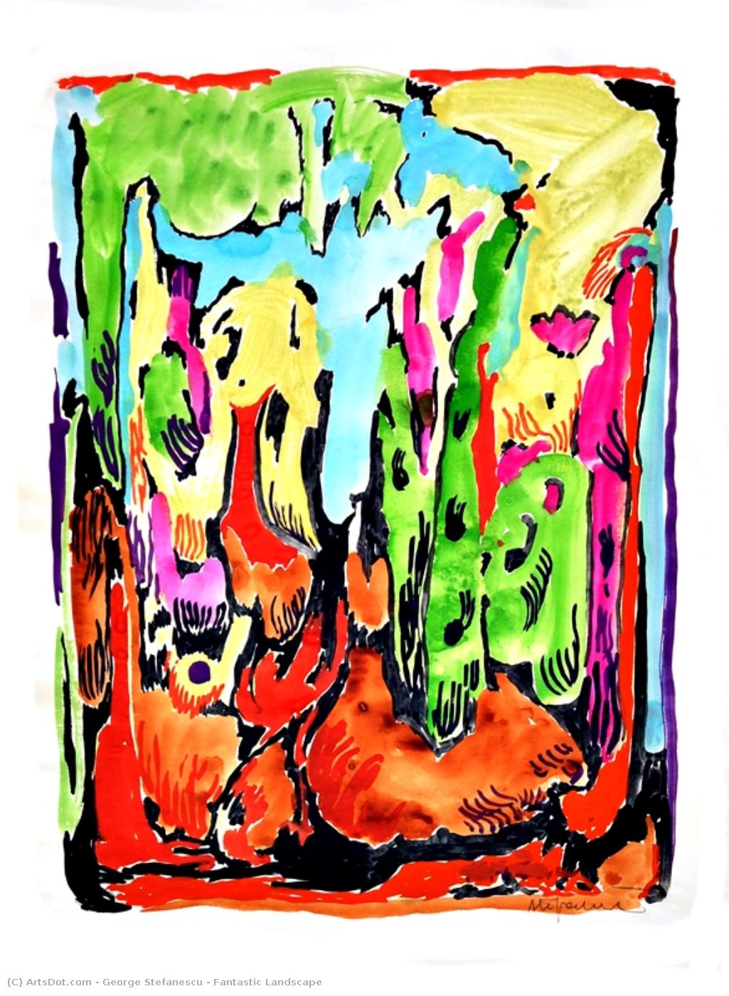 Fantastic Landscape — George Ștefănescu-râmnic