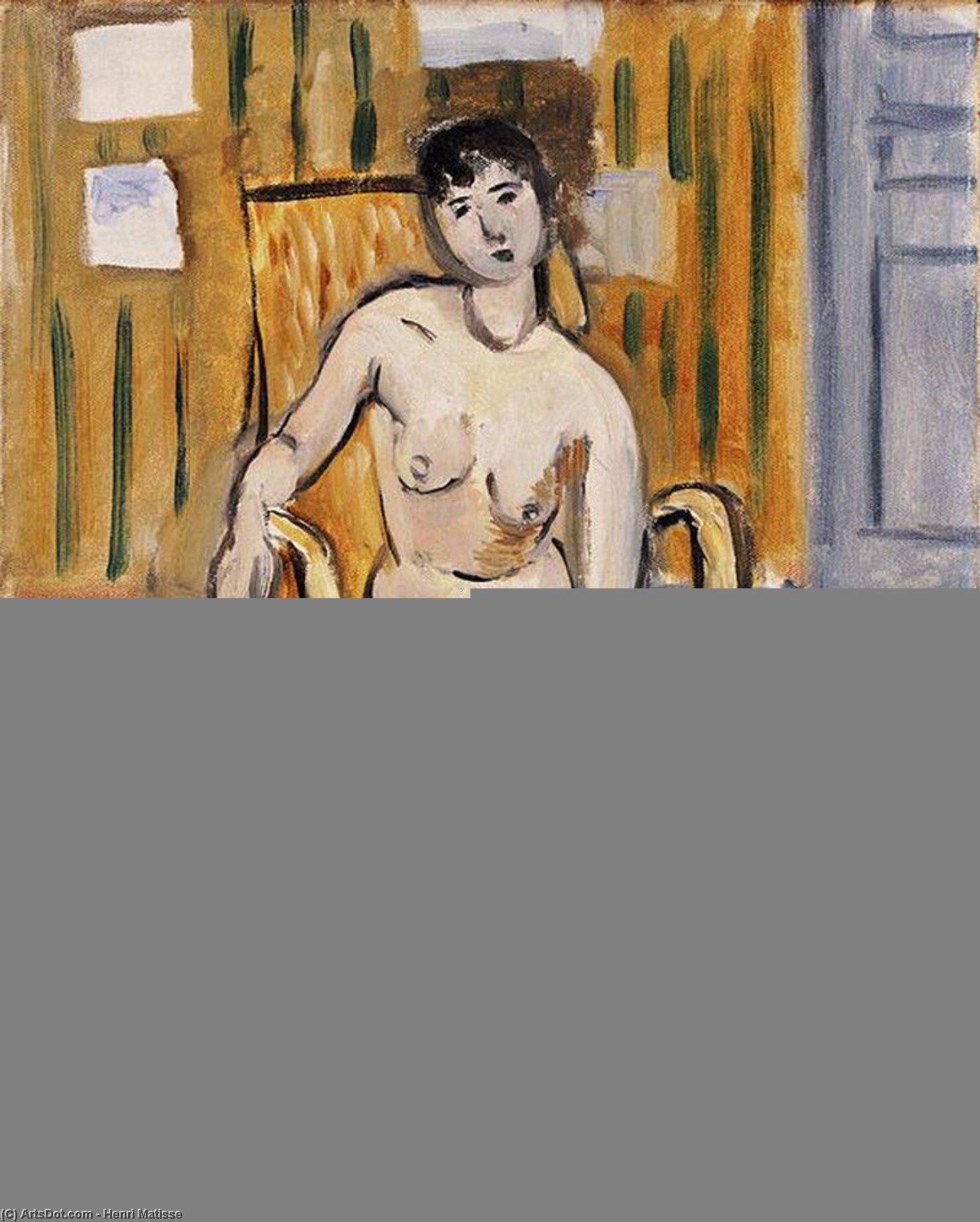 Seated Figure, Tan Room — Henri Matisse