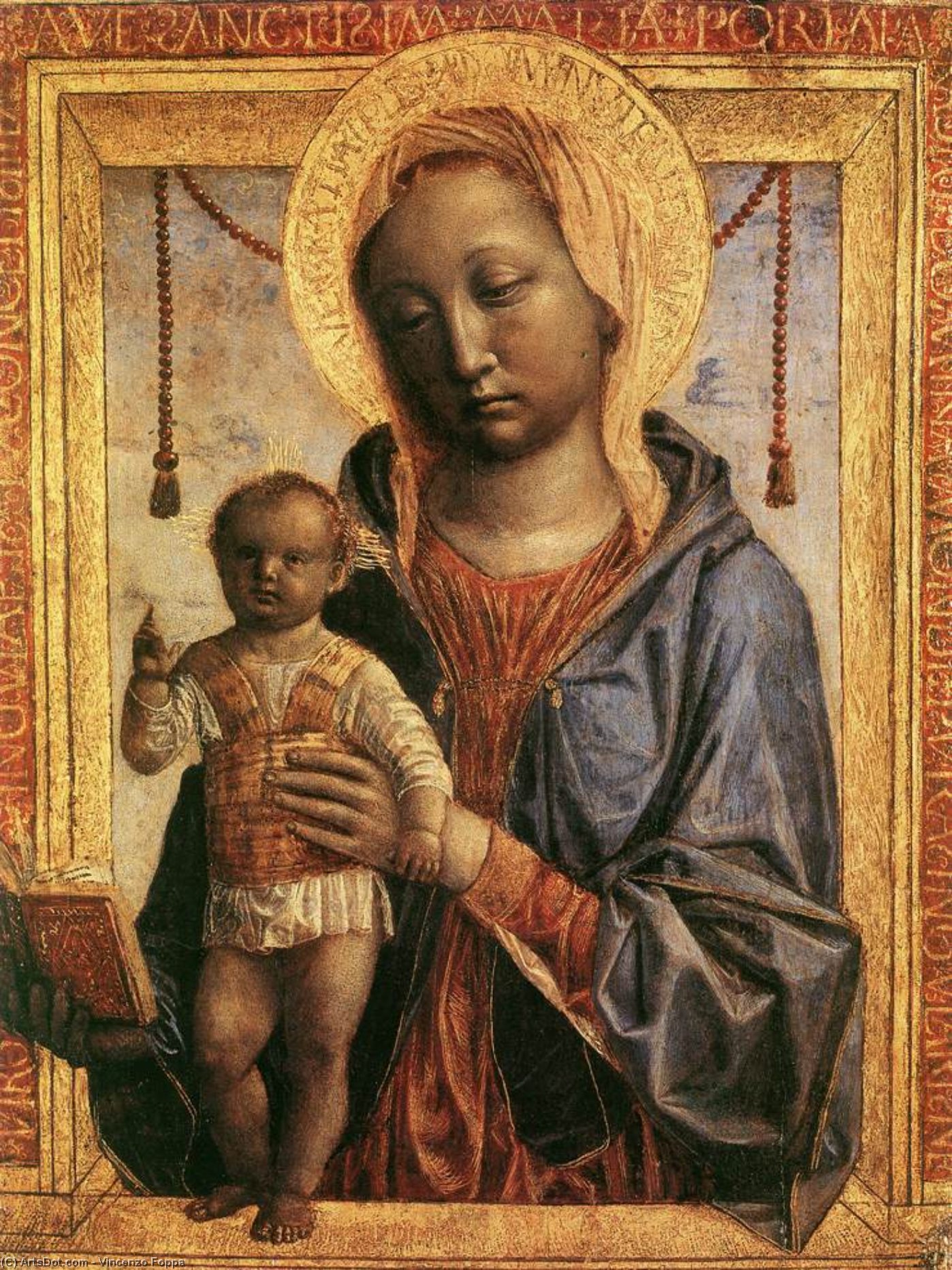 Madonna Of The Book — Vincenzo Foppa