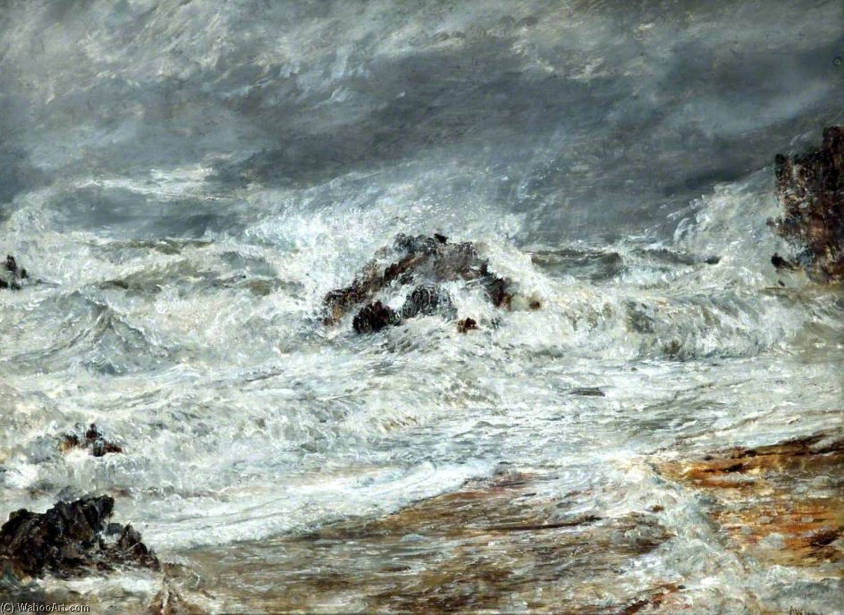On A Lee Shore In A Gale — William Joseph Julius Caesar Bond