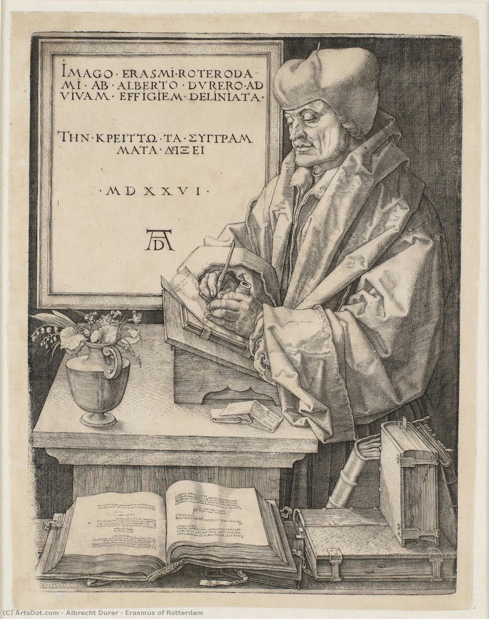 Erasmus Of Rotterdam — Albrecht Dürer