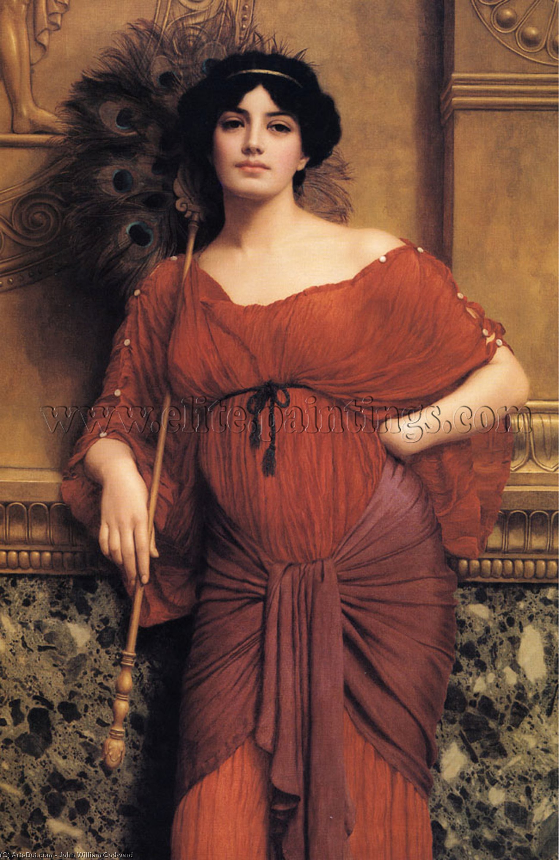A Roman Matron — R.b.a John William Godward