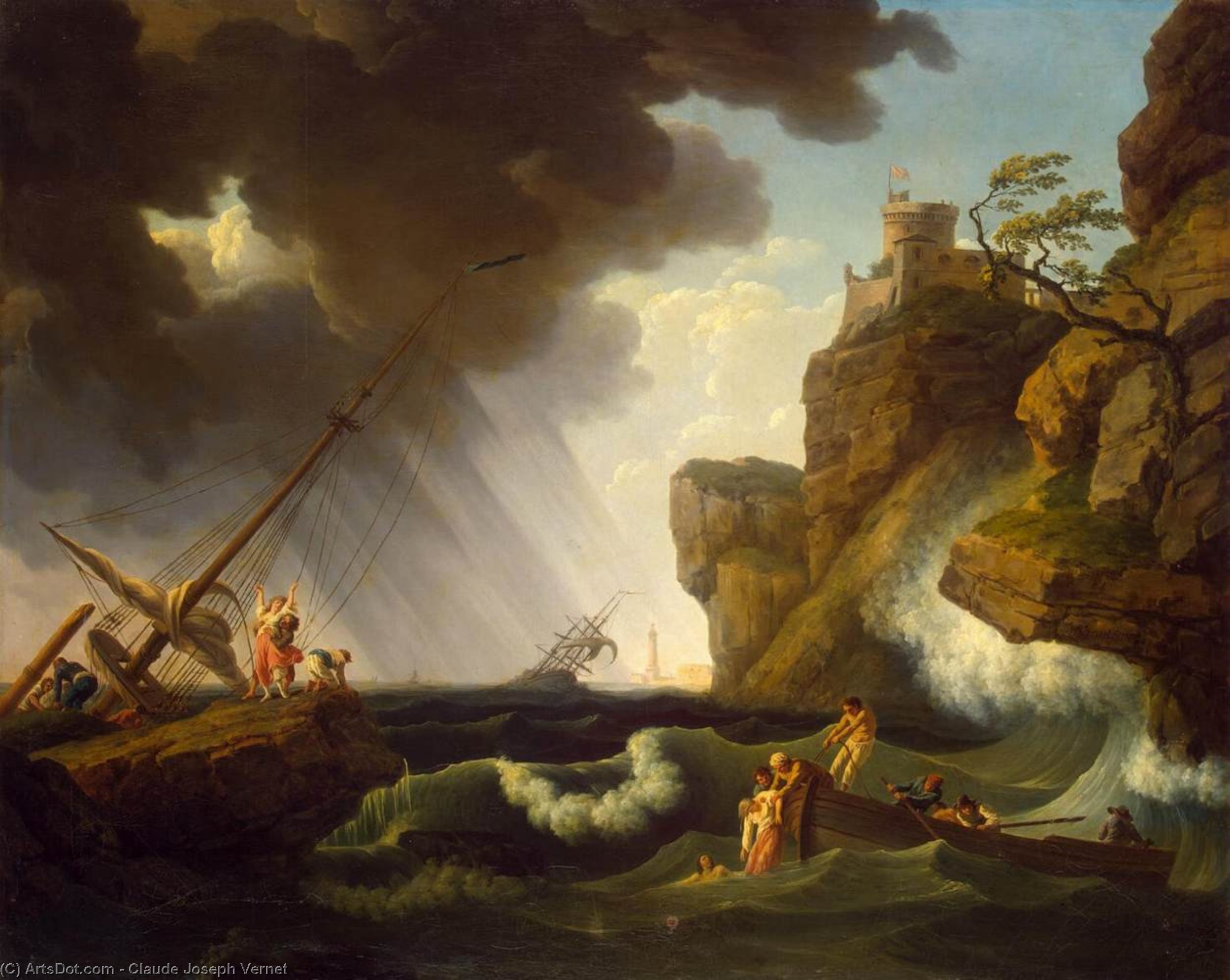 Shipwreck — Claude-joseph Vernet