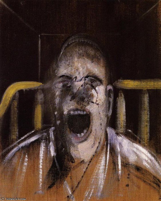 Study For The Head Of A Screaming Pope, — Francis Bacon