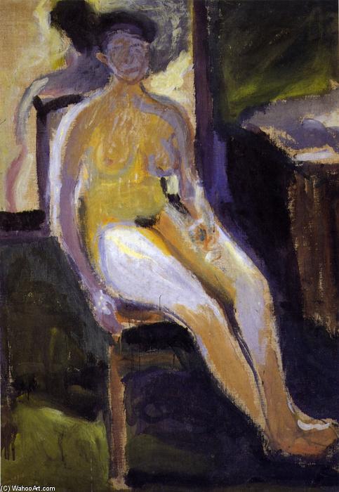 Seated Female Nude — Richard Gerstl