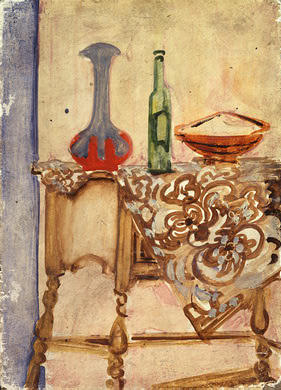 Untitled (still Life With Vase And Bottle) — Mark Rothko