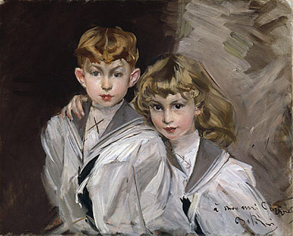 The Two Children — Giovanni Boldini