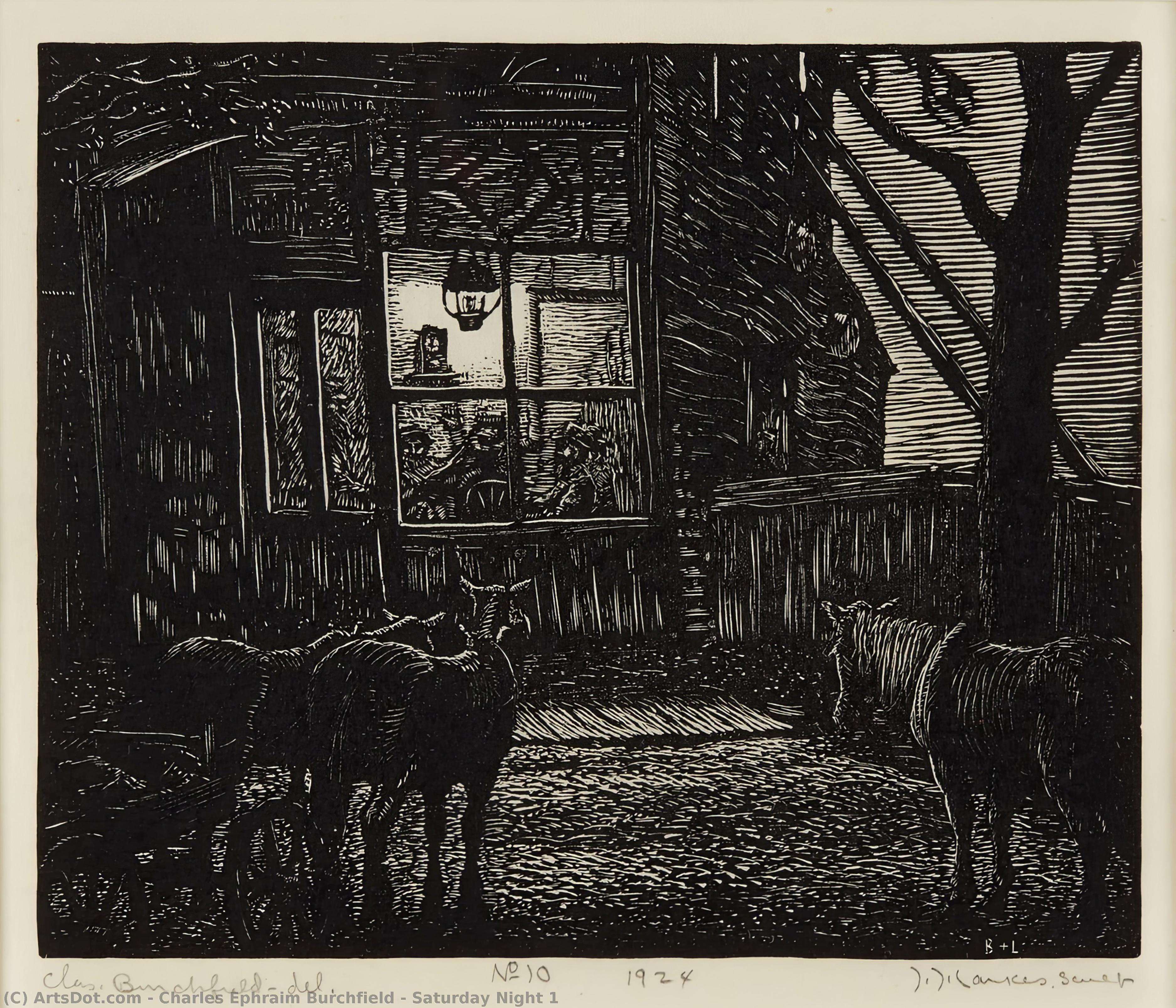 Saturday Night 1 — Charles Burchfield