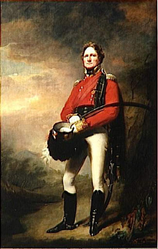 Portrait Du Major James Lee Harvey En Uniforme De Gordon Highlander — Henry Raeburn Dobson