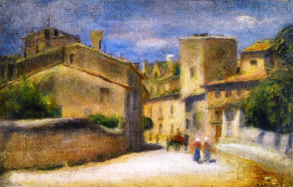 Street In Villeneuve-les-avignon — Pierre-auguste Renoir