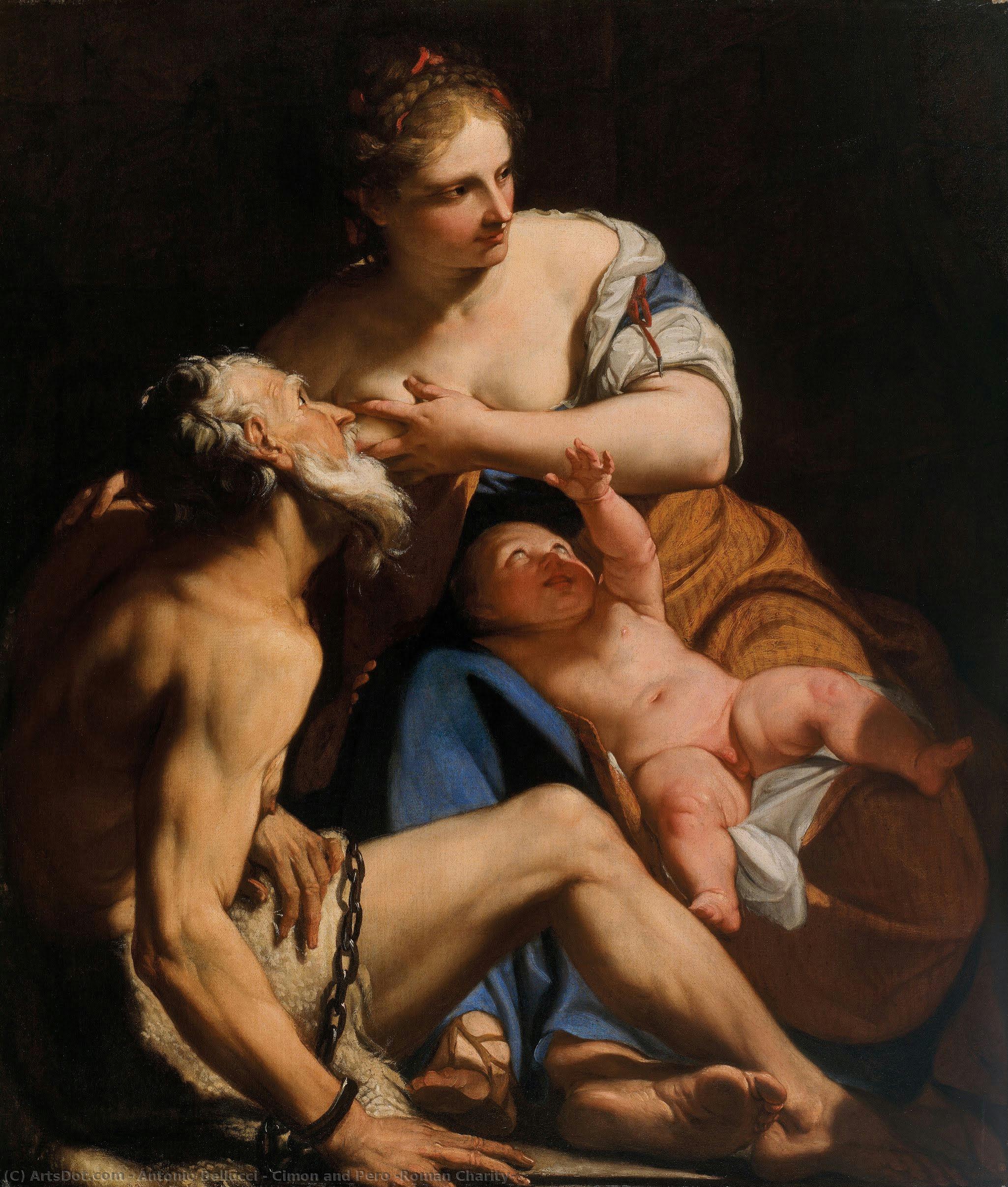 Cimon And Pero (roman Charity) — Antonio Bellucci