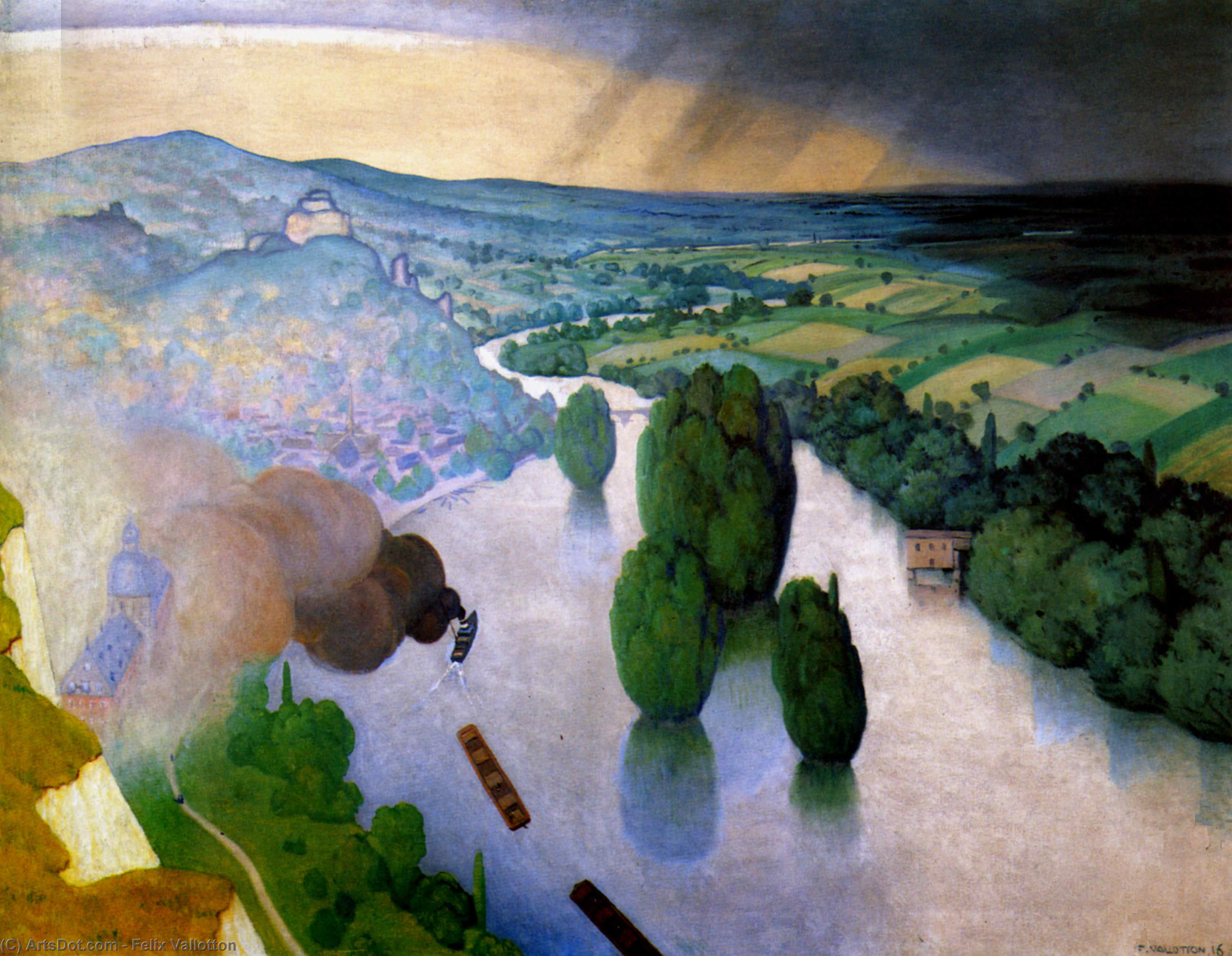 To Remember Andelys — Félix Vallotton