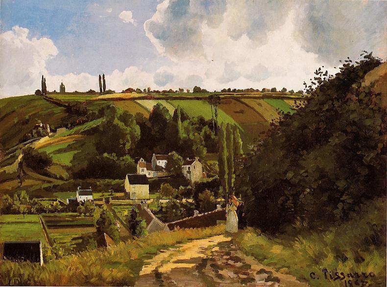 Las Colinas De Jallais, Pontoise — Camille Pissarro