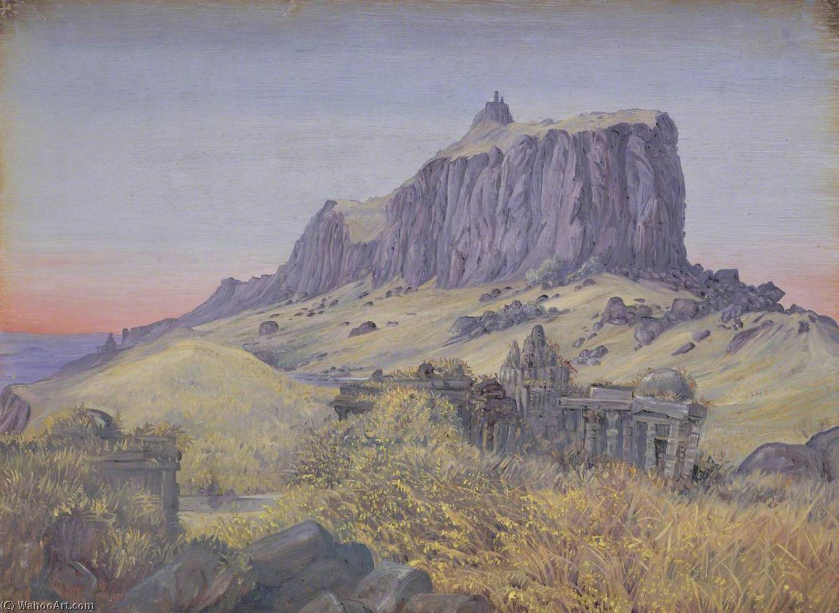 'pawangahr. Champaneer. India. Jan. 1879' — Marianne North