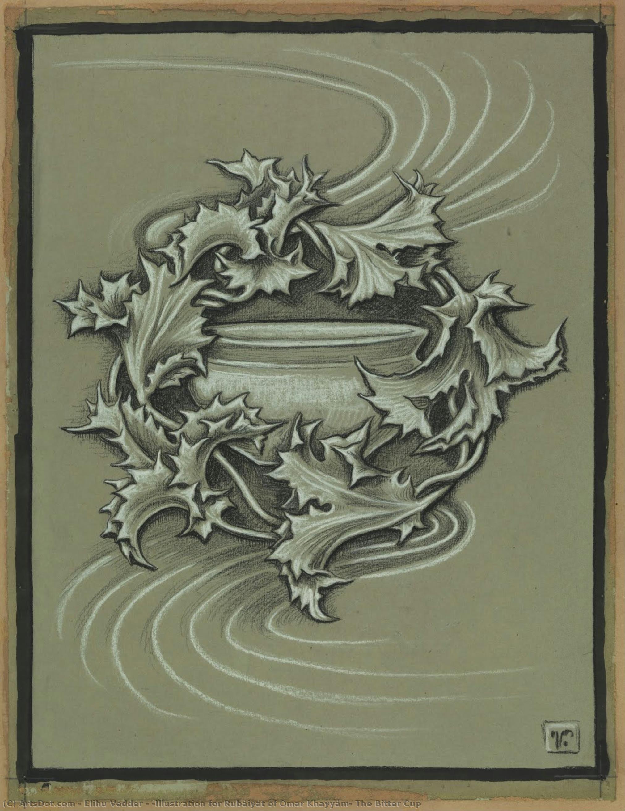 (illustration For Rubáiyát Of Omar Khayyám) The Bitter Cup — Elihu Vedder