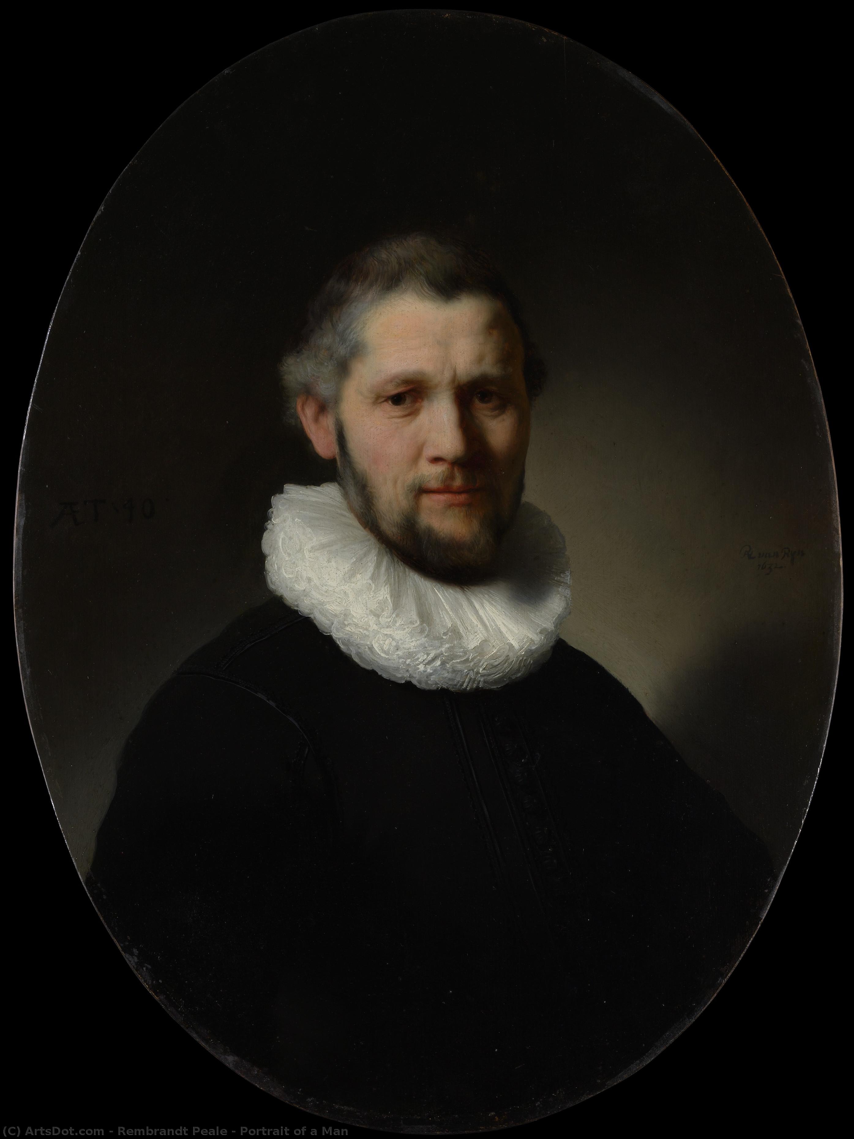 Portrait Of A Man — Rembrandt Peale