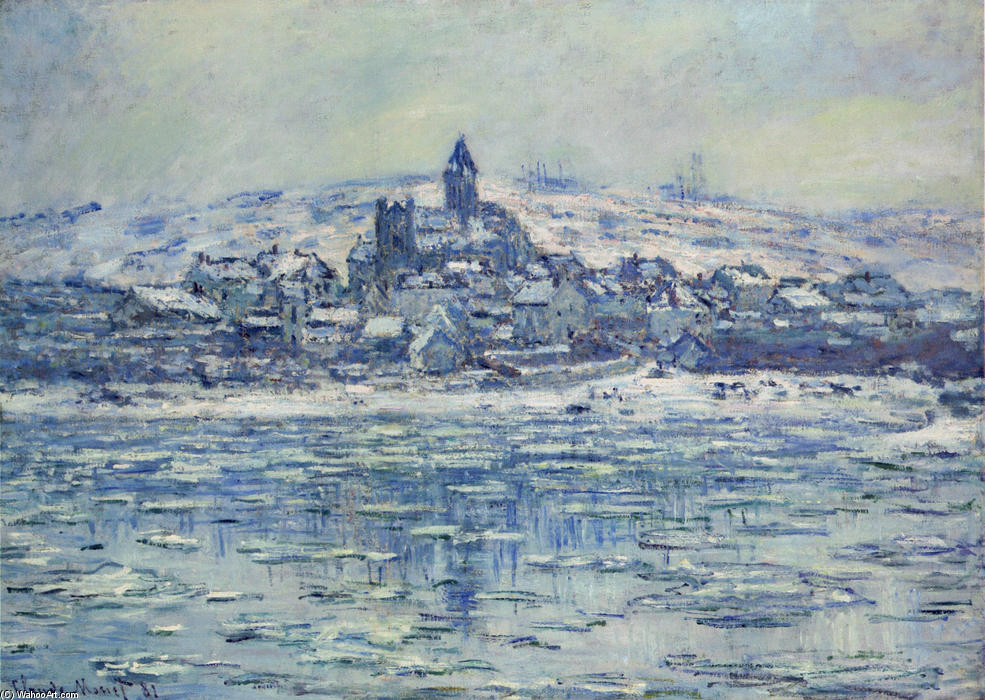Vetheuil, Ice Floes — Claude Monet