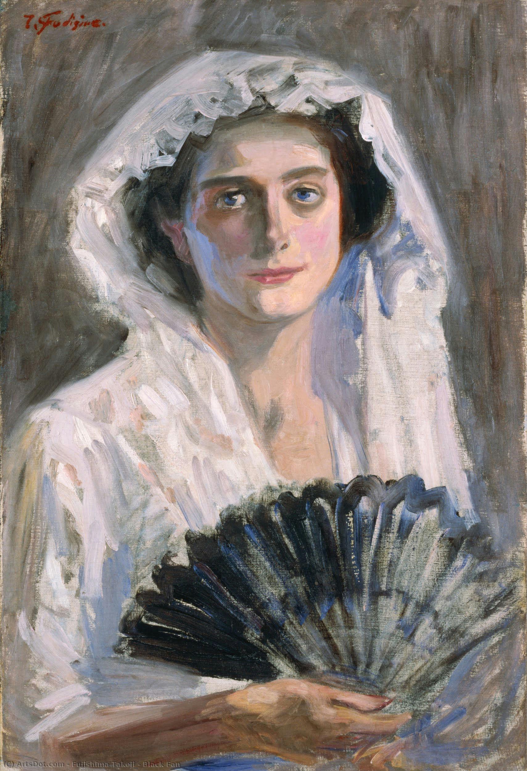 Black Fan — Fujishima Takeji
