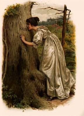 Tennyson's Olivia — George Goodwin Kilburne
