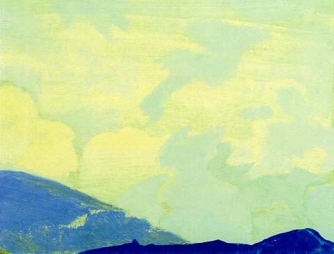 Clouds Gesar Khan — Nicholas Roerich