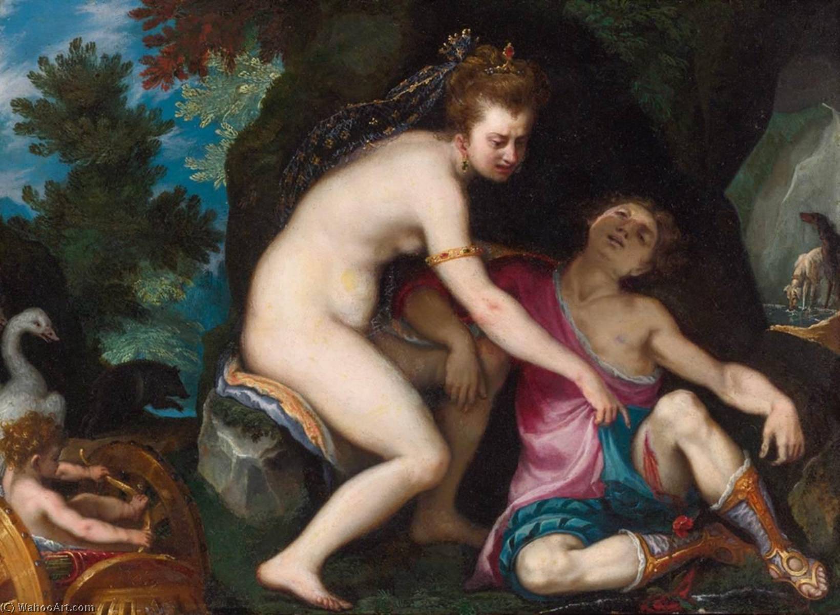 Venus And Adonis — Lodovico Cardi (cigoli)