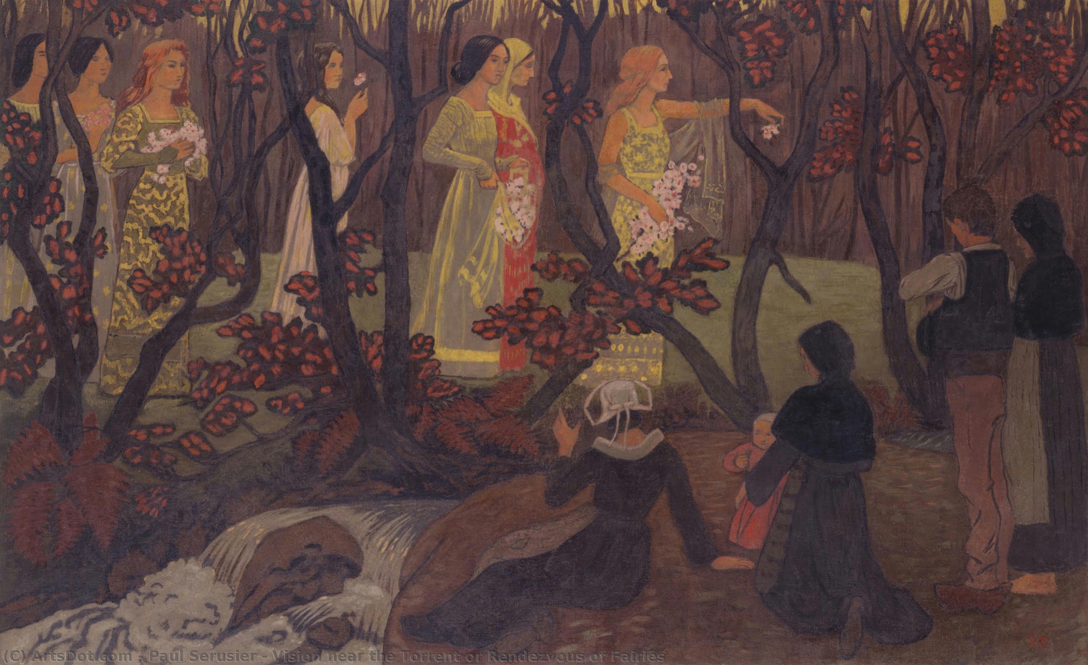 Vision Near The Torrent Or Rendezvous Of Fairies — Paul Sérusier