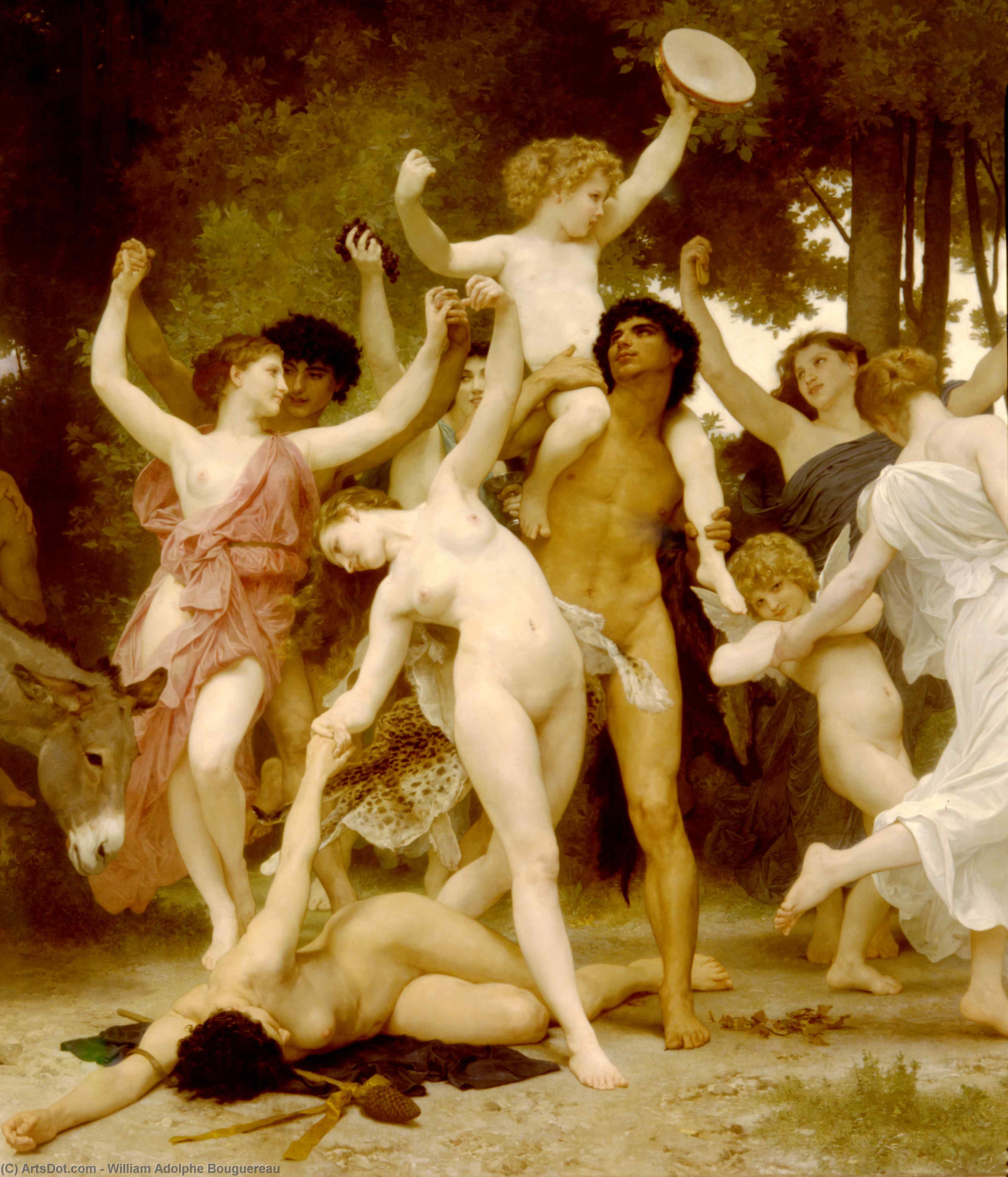 Youth Center Bacchus Dt — William-adolphe Bouguereau