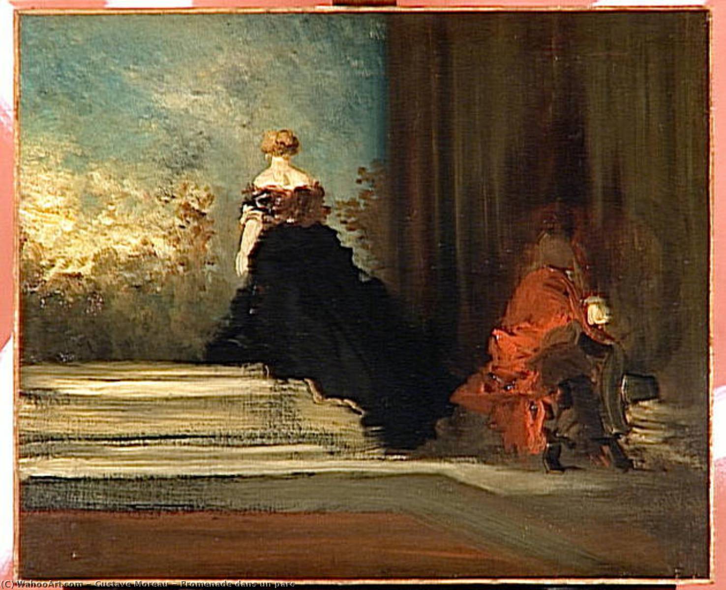 Promenade Dans Un Parc — Gustave Moreau