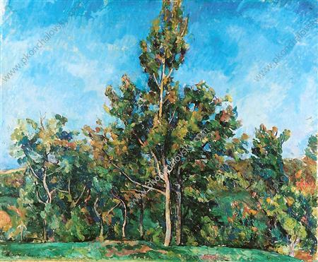 Tree Against The Sky — Pyotr Konchalovsky
