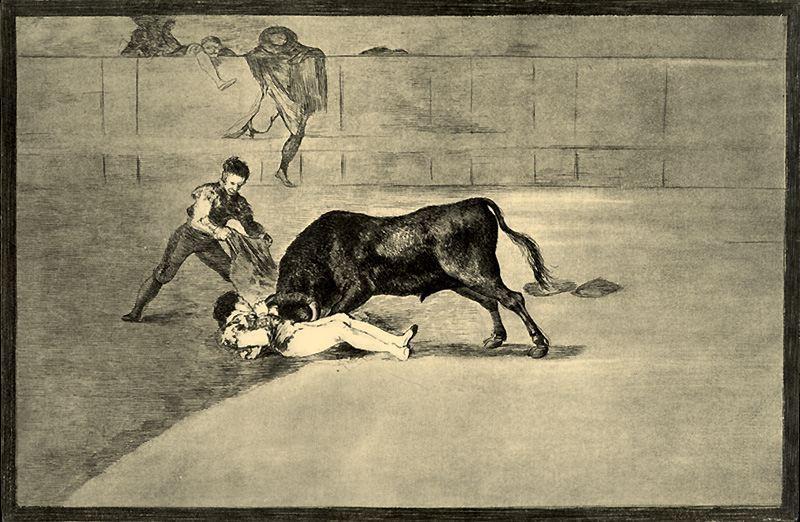 La Desgraciada Muerte De Pepe Illo En La Plaza De Madrid — Francisco José De Goya Y Lucientes