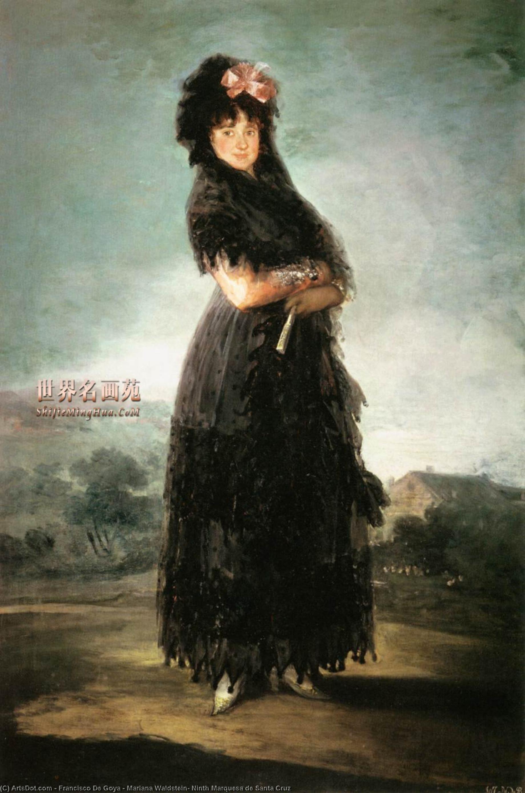 Mariana Waldstein, Ninth Marquesa De Santa Cruz — Francisco José De Goya Y Lucientes