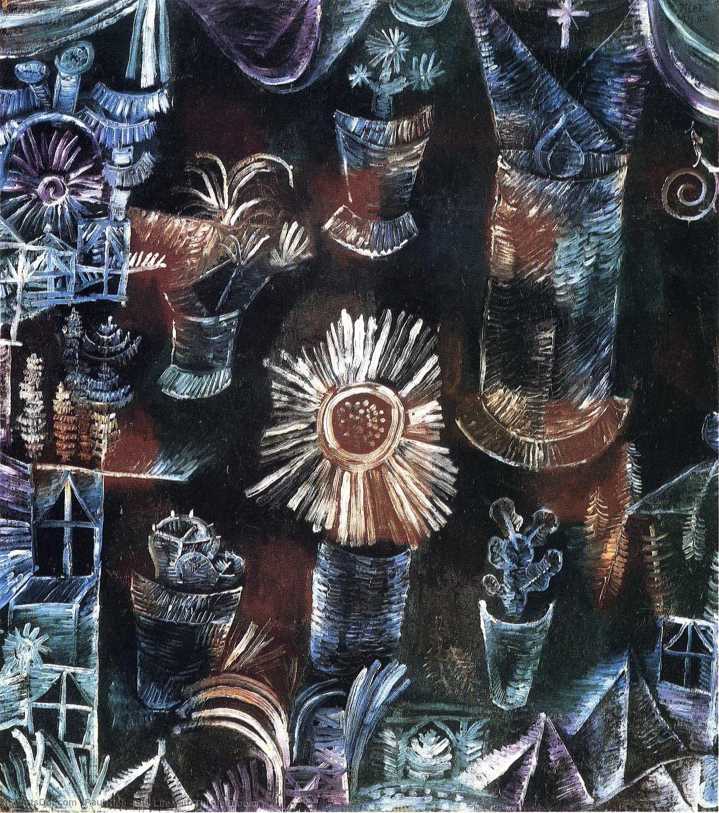 Still Life With Thistle Bloom — Paul Klee