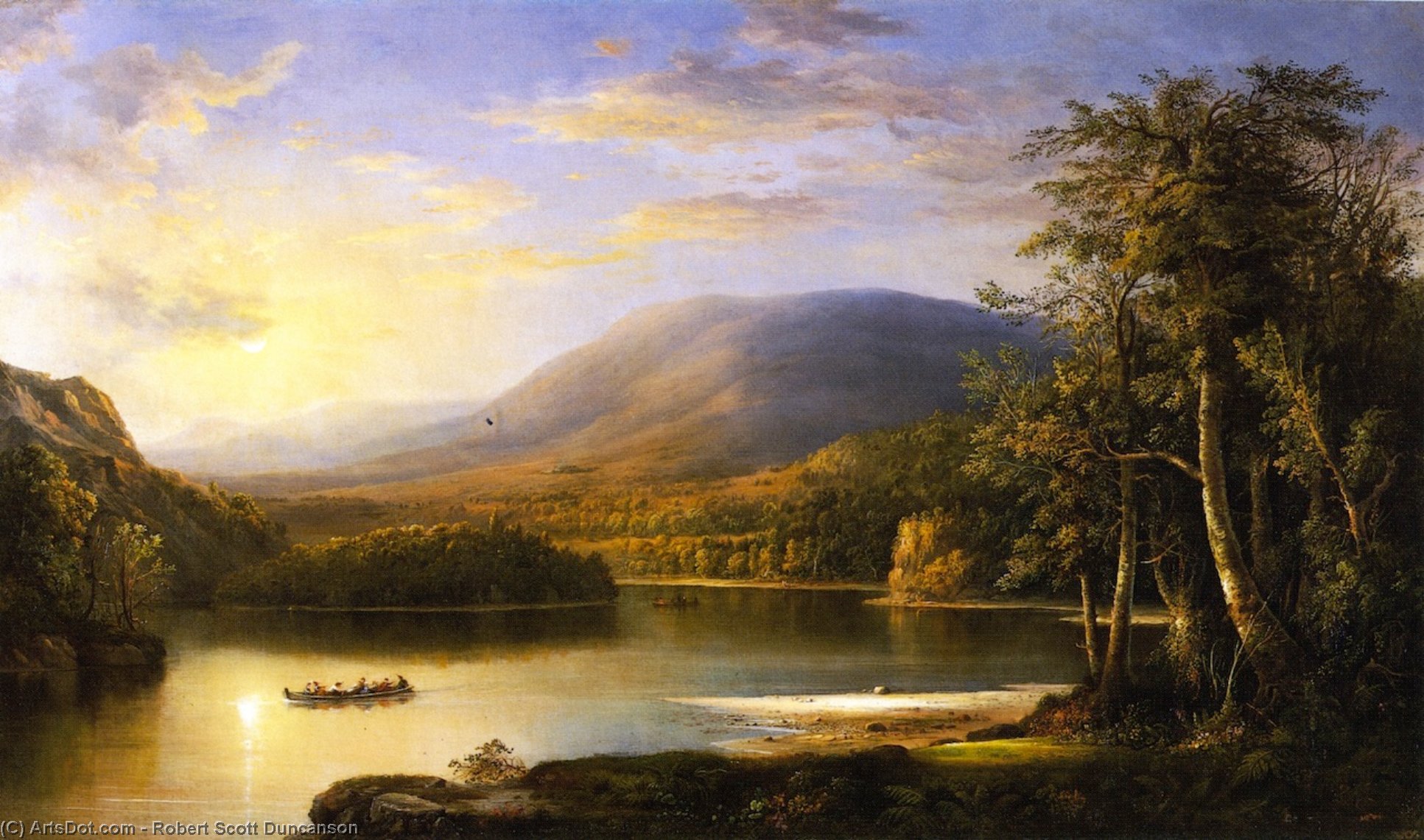 Ellen's Isle, Loch Katrine — Robert Seldon Duncanson