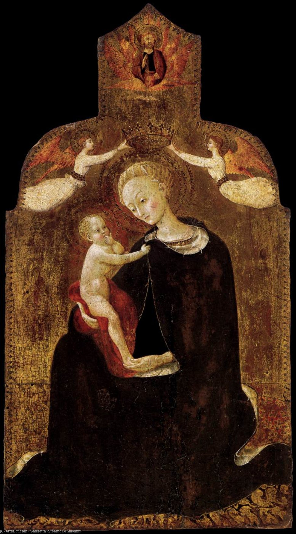 Madonna Of Humility — Sassetta (stefano Di Giovanni)