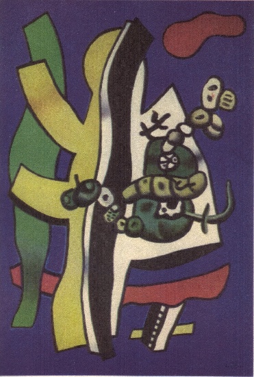 Still Life On A Blue Background — Fernand Léger