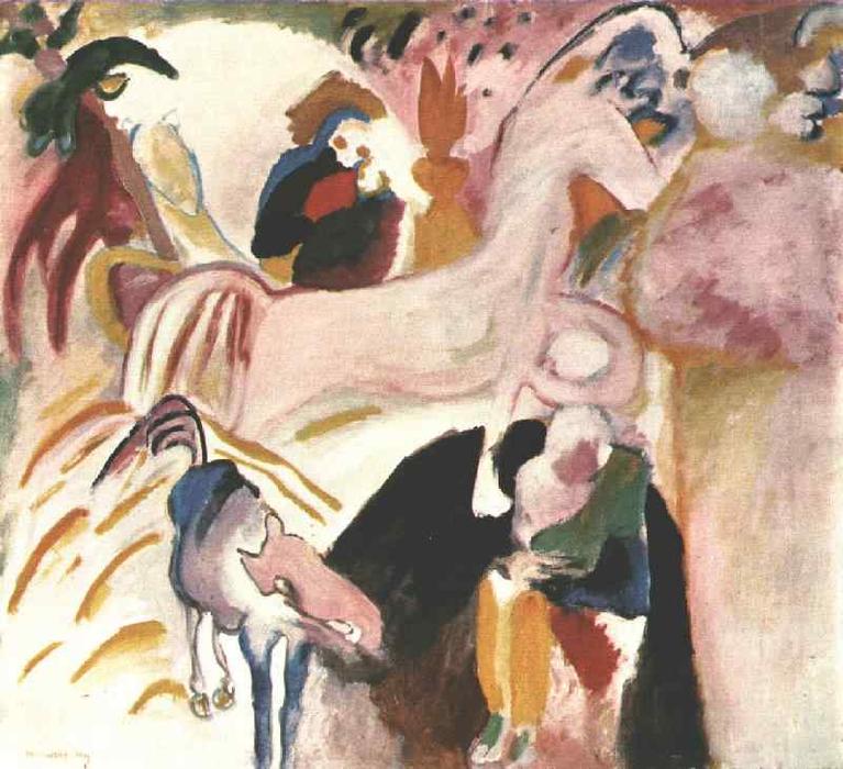 Horses — Wassily Wassilyevich Kandinsky